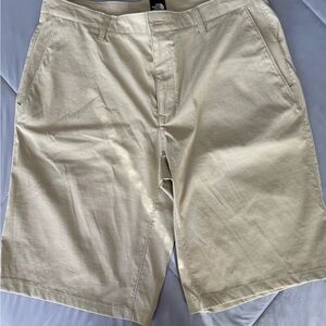 The North Face Men's Light Tan Flat Front Shorts
